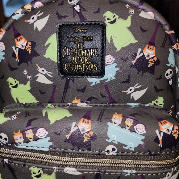 NWT Loungefly Nightmare Before Christmas Oogie Boogie Zero Mini Backpack Disney - Picture 2 of 6